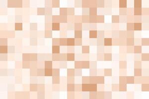 Blurred censor background. Mosaic pixel nude effect. Brown color square texture. vector