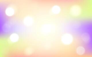 Pastel Bokeh Background. Soft Light with Colorful Circular Patterns, Background decoration vector
