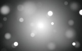 Monochrome Bokeh Background. Elegant Black and White Light Spots, Background decoration vector