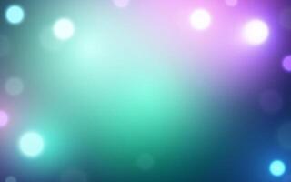 Mystic Bokeh Background. Cool Tones with Soft Circular Patterns, Background decoration vector