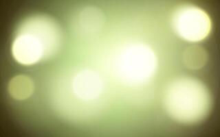Green Bokeh Background. Soft Light Spots on Green, Background decoration vector