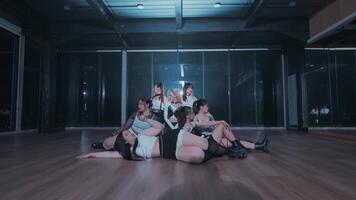Dynamic Dance Performance in Studio video