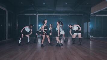 Dynamic Dance Performance in Studio video