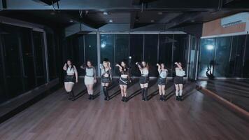 Dynamic Dance Performance in Modern Studio video