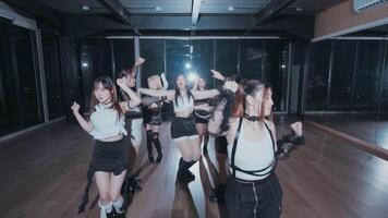 Dynamic Dance Performance in Studio video