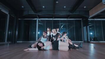 Dynamic Dance Performance in Studio video