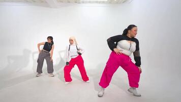 Dynamic Dance Performance in Studio video
