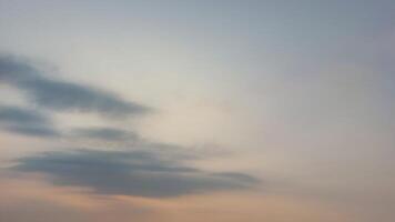 Panoramic sunset cloud Sky with colorful clouds. Without any birds. Natural Cloudscape. photo
