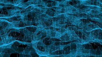 Artificial intelligence and machine learning concepts. Abstract technology background deep learning. video