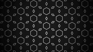 Animated pattern background with dark background, abstract background video