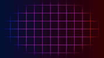 Grid background animation , motion background with glow color video