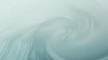 Serene abstract background with swirling, ethereal waves in soft pastel green. Gentle fluid motion creates a sense of calm and tranquility and exudes a soothing and peaceful ambiance. video