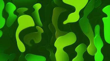 Green abstract background with morphing liquid organic blob shapes. This bright vibrant motion background animation is full HD and looping. video