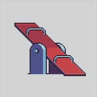Pixel art illustration See Saw. Pixelated See Saw. See Saw Playground icon pixelated for the pixel art game and icon for website and game. old school retro. vector