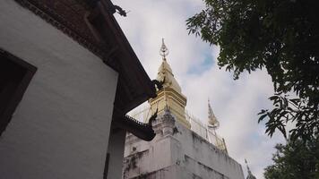 Luang Prabang, Laos - November 14, 2023 - Architecture of the Phousi Hill Pagoda video