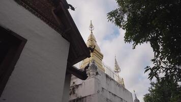 Luang Prabang, Laos - November 14, 2023 - Architecture of the Phousi Hill Pagoda video