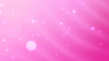 Pink background with white particle light dots. Suitable for feminine designs, social media posts, and trendy backgrounds for various projects. video