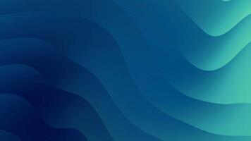 animated abstract wave blue shade color modern linear background, elegant shading video