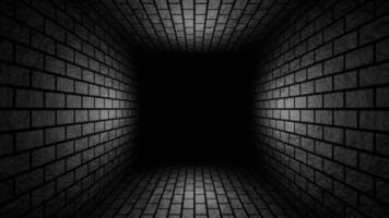Gray Dark Brick Dungeon Background VJ Loop in 4K video