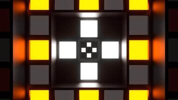 Orange and White Strobe Lights System Background VJ Loop in 4K video
