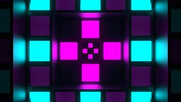 Cyan and Pink Strobe Lights System Background VJ Loop in 4K video