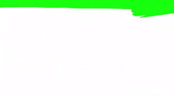 2 brush transition with variants color green screen video