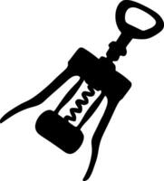 Corkscrew Wine Opener vector