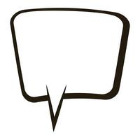 Speech bubbles with expression vector