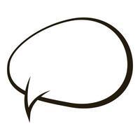Speech bubbles with expression vector