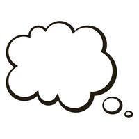 Speech bubbles with expression vector