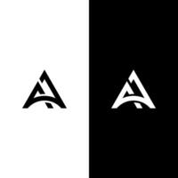 letter A, AA logo vector