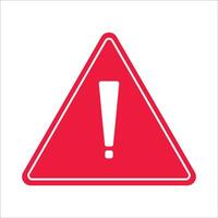 Warning triangle icon vector