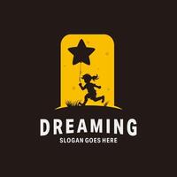 Dreaming Logo Template Design Illustration vector