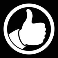 Thumb-up icon set. It includes like, favorite, admire, endorse, and more icons. Thumbs up and thumbs down circle emblems. Thumbs Up Icon Set Silhouette. Like Icon. like Sign. Finger up. Silhouette. vector