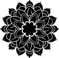 Harmonious Botanicals , Vibrant Flower Line Art vector