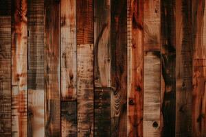 Rustic Wooden Wall With Natural Textures and Patterns photo