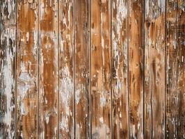 Rustic Wooden Wall Displaying Textures and Patterns in Natural Light photo