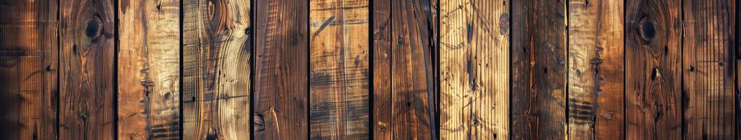 Rustic Wooden Wall Background With Unique Textures and Patterns photo