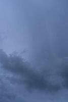 Moody Sky with Grey Clouds Before Raining photo