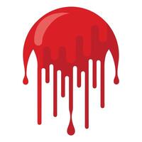 Dripping blood abstract background vector