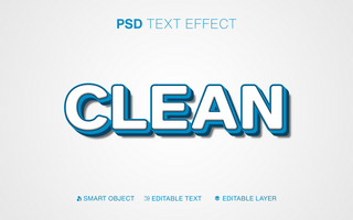 Text effect editable to change psd
