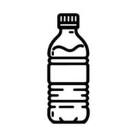 Outline Design of a Bottle vector