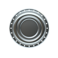 3d render object panel metallic png