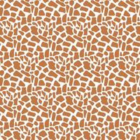 seamless pattern in the form of coloring giraffe skin, background with orange abstract spots vector
