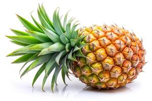 Pineapple isolated on white background photo