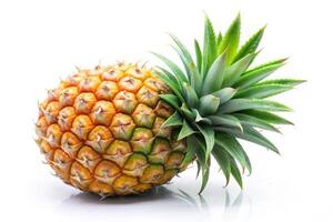 Pineapple isolated on white background photo