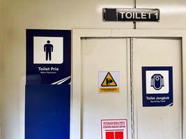 toilet on train photo