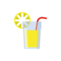 Get hold on this amazing icon of lemonade in editable style, summer drink png