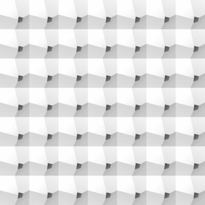 White block geometric seamless texture. Decorative repeatable creative background