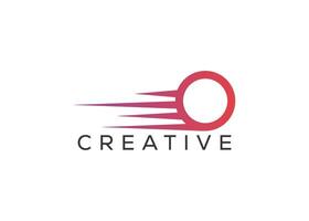 Minimal and professional run logo design template vector
